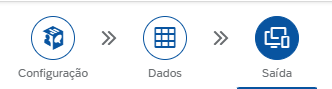 Seção Saída no Tachyonix Builder